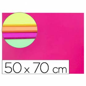 Goma eva liderpapel 50x70cm 60g/m2 espesor 2mm fluor rosa