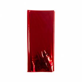 Papel celofan liderpapel 50x70 cm 22g/m2 bolsa de 5 hojas rojo