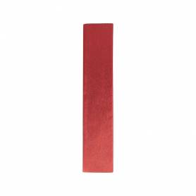 Papel crespon liderpapel 50 cm x 2.5m metalizado rojo