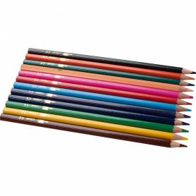 Lapices de colores liderpapel caja de 12 colores