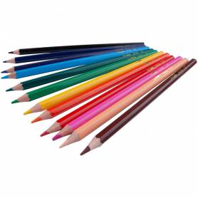 Lapices de colores liderpapel caja de 12 colores