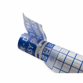 Rollo plastico adhesivo liderpapel 0.50x1.50 50 mc -forralibros removible