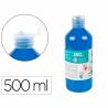 Pintura dedos liderpapel botella de 500 ml azul - DD02