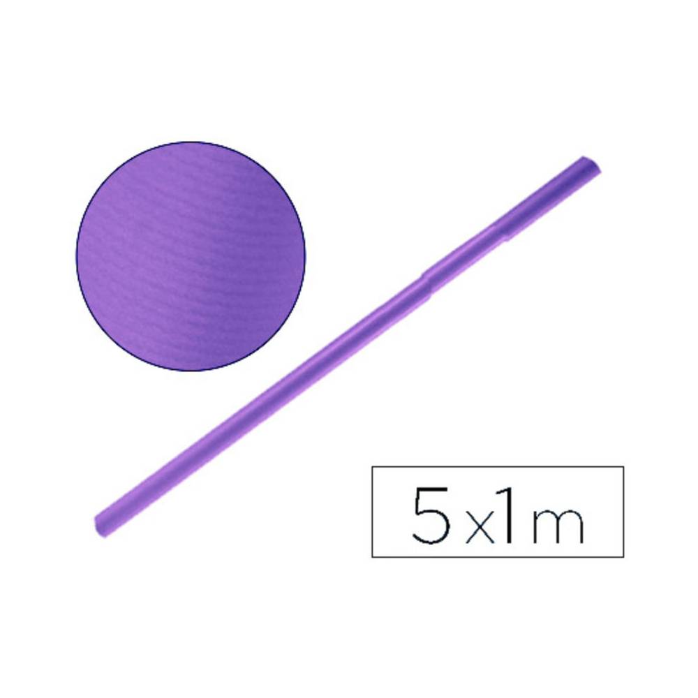 Papel kraft liderpapel violeta rollo 5x1 mt
