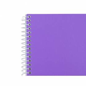 Cuaderno espiral liderpapel cuarto witty tapa dura 80h 75gr liso sin margen colores surtidos