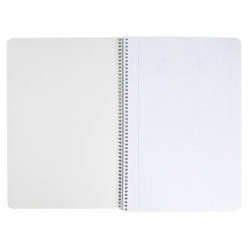 Cuaderno espiral liderpapel folio witty tapa dura 80h 75gr liso sin margen colores surtidos