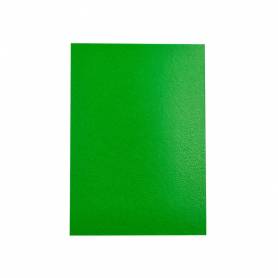 Tapa encuadernacion liderpapel carton a4 0,9mm verde fluor paquete de 50 unidades