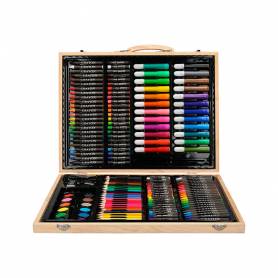 Set de Pintura con 168 piezas para Niños Estuche de Pinturas Colores  Rotuladores