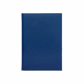 Agenda encuadernada liderpapel creta 15x21 cm 2024 semana vista color azul papel 70 gr - 