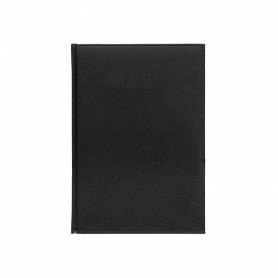 Agenda encuadernada liderpapel creta 15x21 cm 2024 semana vista color negro papel 70 gr - 