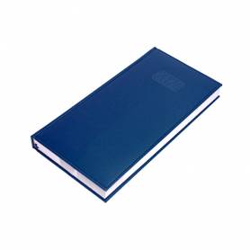 Agenda encuadernada liderpapel creta 8x15 cm 2024 semana vista color azul papel 70 gr - 