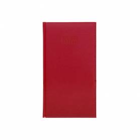 Agenda encuadernada liderpapel creta 8x15 cm 2024 semana vista color rojo papel 70 gr - 