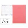 Agenda 2024 encuadernada liderpapel creta 15x21 cm semana vista color rosa papel 70 gr