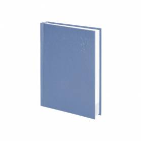 Agenda encuadernada liderpapel corfu 15x21 cm 2024 dia pagina color azul claro papel 60 gr - 