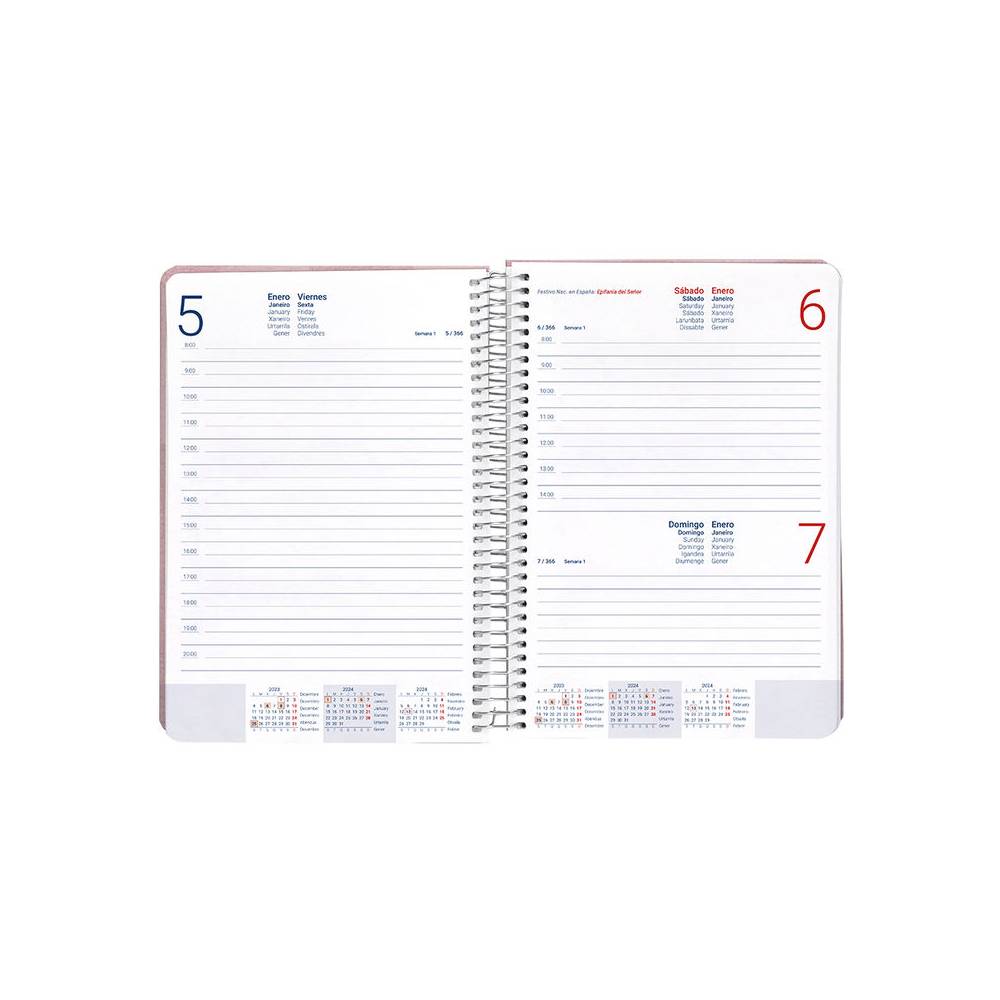 Compra Agenda Espiral Liderpapel Syros X Cm Dia Pagina Simple