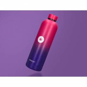 Botella portaliquidos antartik isotermica acero inoxidable libre de bpa colourful lila/rosa 750 ml