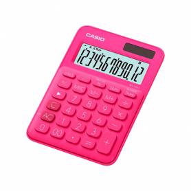 Calculadora casio ms-20uc-rd sobremesa 12 digitos tax +/- color fucsia