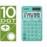 Calculadora casio sl-310uc-gn bolsillo 10 digitos tax +/- tecla doble cero color verde