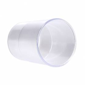 Cubilete portalapices q-connect transparente plastico diametro 75 mm alto 100 mm - KF17163