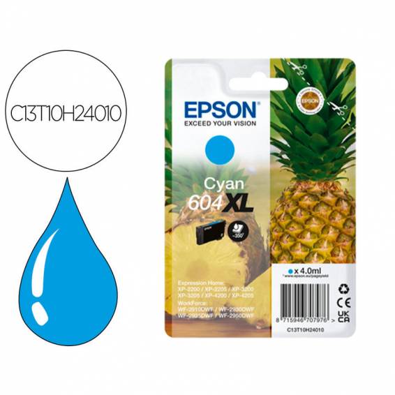 Ink-jet epson 604xl expression home xp-2200   2205   3200   3205   4200   4205   wf-2910 series color - C13T10H24010