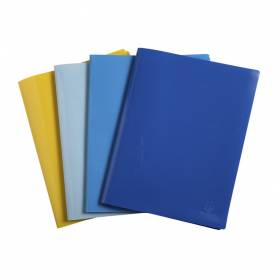 Carpeta exacompta escaparate 100 fundas din a4 reciclada polipropileno colores surtidos - 78600E