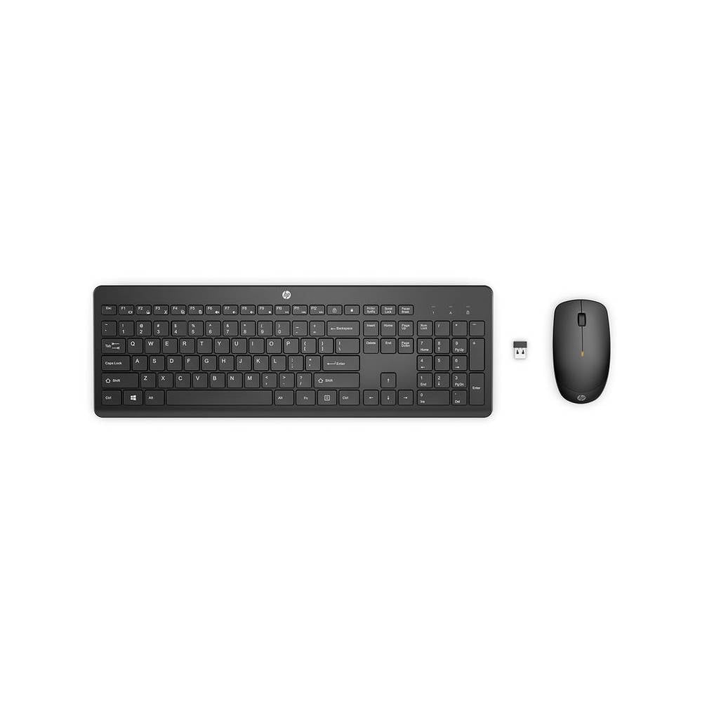 Set teclado + raton inalambrico hp combo 235 color negro - 1Y4D0AA