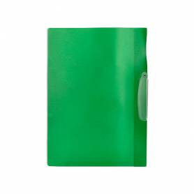 Carpeta beautone dossier pinza lateral 48383 polipropildin a4 verde pinza giratoria -pack de 10 retractilado - 48383