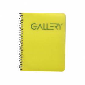 Cuaderno espiral think gallery microperforado a5 80h 70gr cuadro 5mm 4 colores surtidos gallery - 