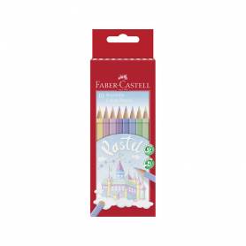 Lapices de colores faber castell pastel caja de 10 unidades colores surtidos - 111211