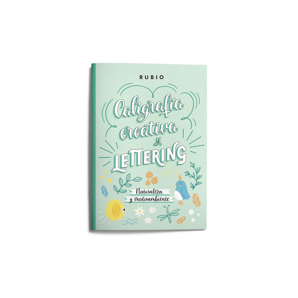 Cuaderno rubio lettering caligrafia creativa naturaleza y medio ambiente - LETT_NATURALEZA