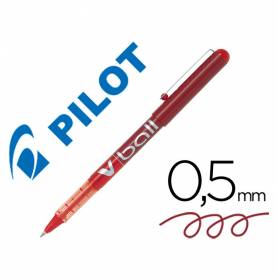 Rotulador pilot roller v-ball rojo 0.5 mm