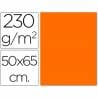 Cartulina fluorescente naranja 50x65 cm