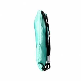 Saco plano antartik bolsillo interior con cremallera color verde menta 350x400 mm