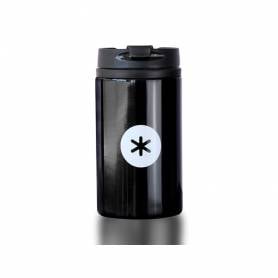 Vaso antartik acero inoxidable con tapa dosificador de seguridad y base acolchada 290 ml color negro