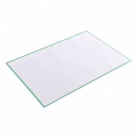 Recambio liderpapel a4 antartik 80 hojas 90g/m2 cuadro 5 mm 4 taladros 1 banda marco color menta