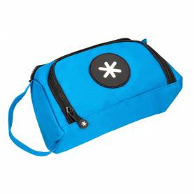 Bolso escolar portatodo antartik con bolsillo delantero desplegable color azul 110x85x200 mm