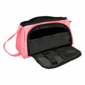 Bolso escolar portatodo antartik con bolsillo delantero desplegable color coral 110x85x200 mm