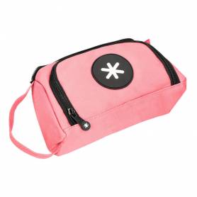 Bolso escolar portatodo antartik con bolsillo delantero desplegable color coral 110x85x200 mm