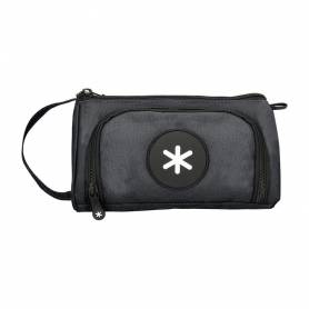 Bolso escolar portatodo antartik con bolsillo delantero desplegable color negro 110x85x200 mm