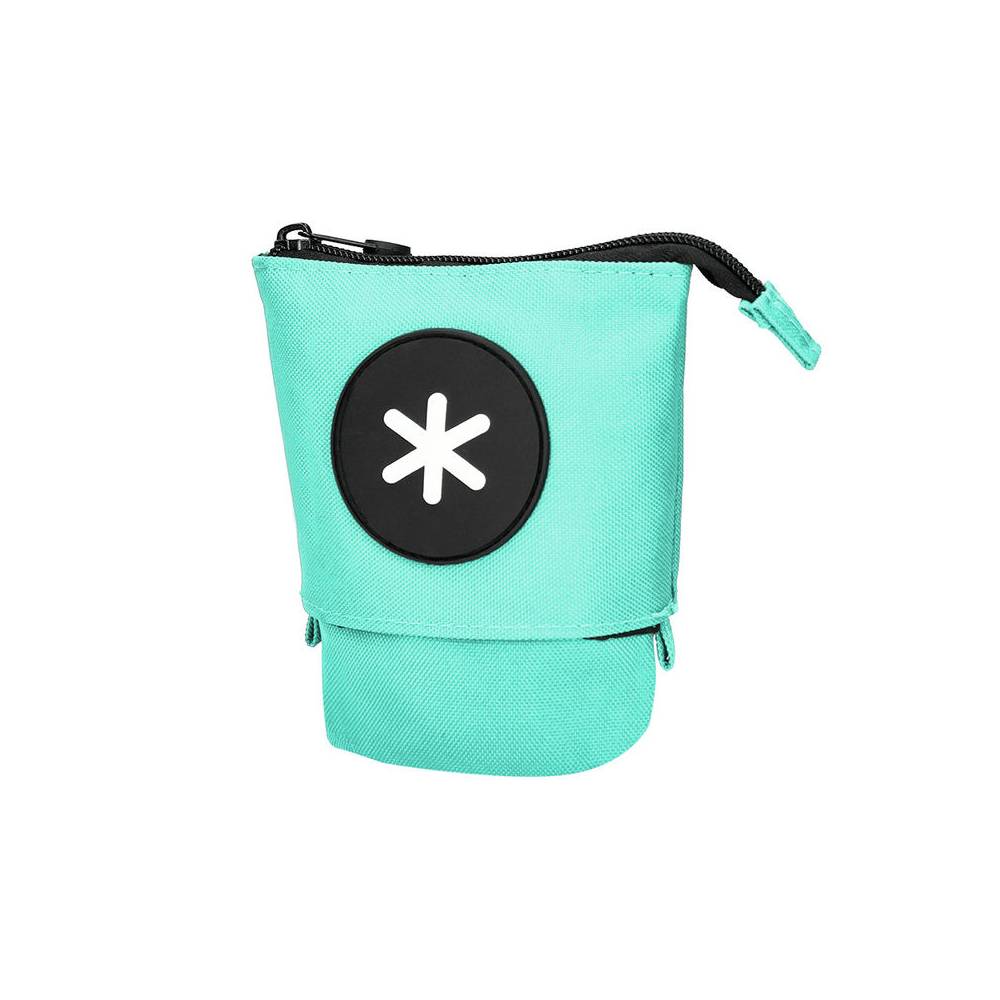 Bolso escolar portatodo antartik cubilete color menta 190x60x80 mm