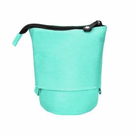 Bolso escolar portatodo antartik cubilete color menta 190x60x80 mm