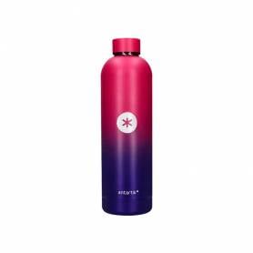 Botella portaliquidos antartik isotermica acero inoxidable libre de bpa colourful lila/rosa 750 ml