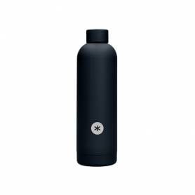 Botella portaliquidos antartik isotermica acero inoxidable libre de bpa color negro 500 ml