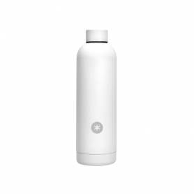 Botella portaliquidos antartik isotermica acero inoxidable libre de bpa color blanco 750 ml