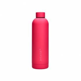 Botella portaliquidos antartik isotermica acero inoxidable libre de bpa color fucsia 750 ml