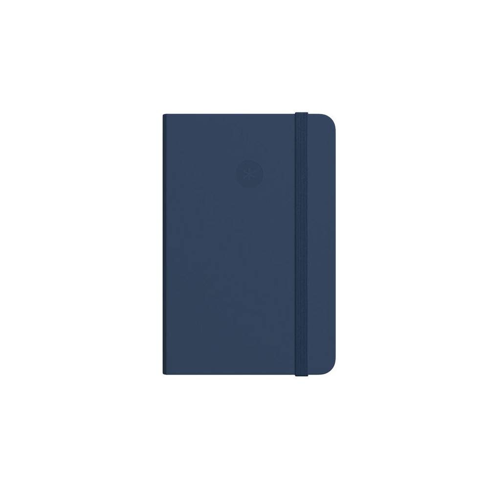 Cuaderno con gomilla antartik notes tapa dura a4 hojas lisas azul marino 100 hojas 80 gr fsc