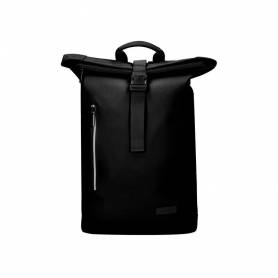 Cartera antartik mochila water proof enrollable diseño casual color negro 480x130x280 mm