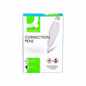 Corrector q-connect lapiz con punta metalica 8 ml