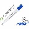 Rotulador q-connect pizarra blanca color azul punta redonda 3.0 mm - KF26036