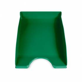 Bandeja sobremesa plastico q-connect verde opaco 240x70x340 mm